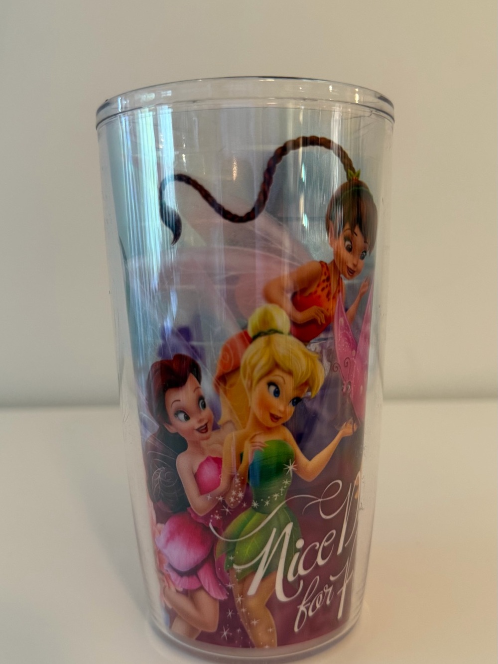 Disney Fairies Tervis 16 oz Tumbler Tinker Bell NICE DAY FOR FLYING